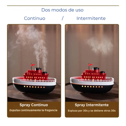 Barco Humidificador Aromático